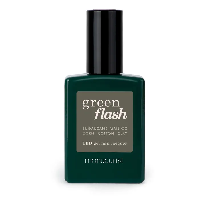 Green Flash Semi-Permanent Nail Polish - 15ml | Khaki- Product image n°0