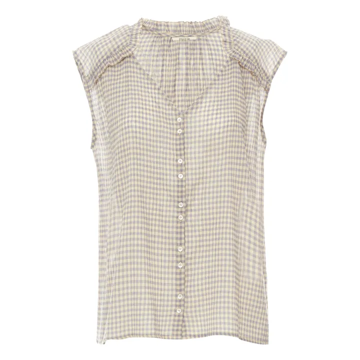 Bluse mit Rüschen - Damenkollektion  | Pfirsichfarben- Produktbild Nr. 0