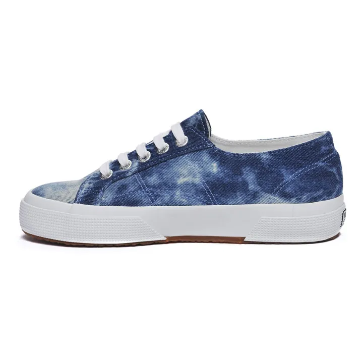 Baskets Lacets Tie and Dye Coton | Bleu- Image produit n°2