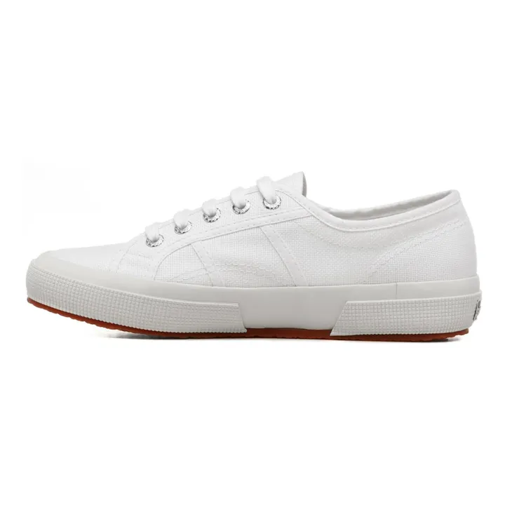 Cotton Laced Sneakers | White- Product image n°2