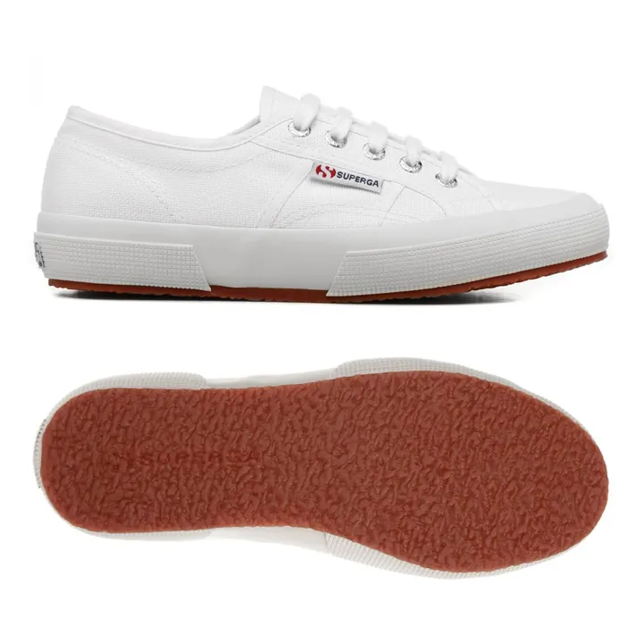 Cotton Laced Sneakers | White- Product image n°3