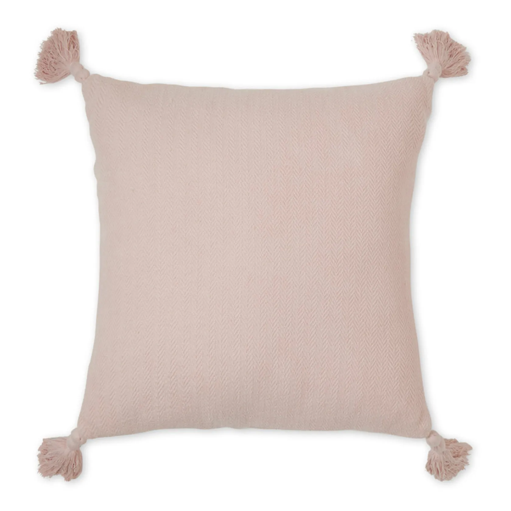 Coussin chevrons | Rose poudré- Image produit n°0