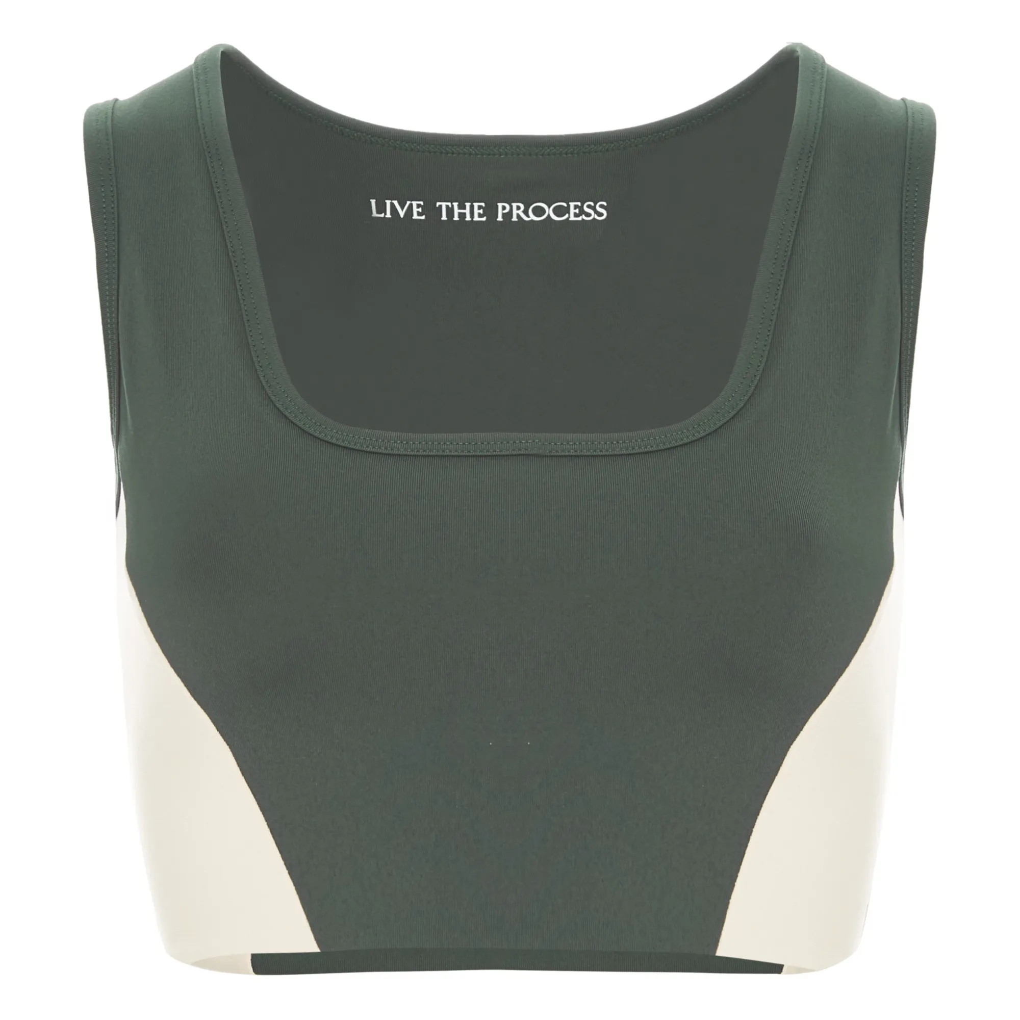Live The Process Green Transcend Crop Top