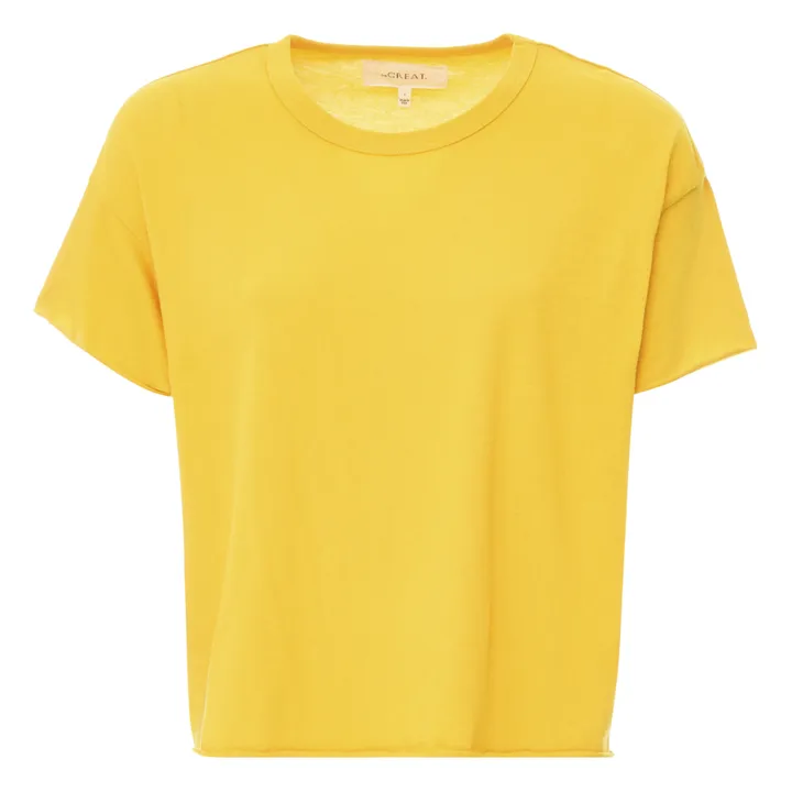 The Crop T-shirt  | Yellow- Product image n°0