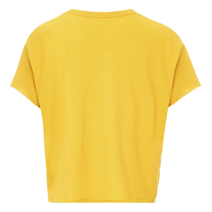 The Crop T-shirt  | Yellow- Product image n°5