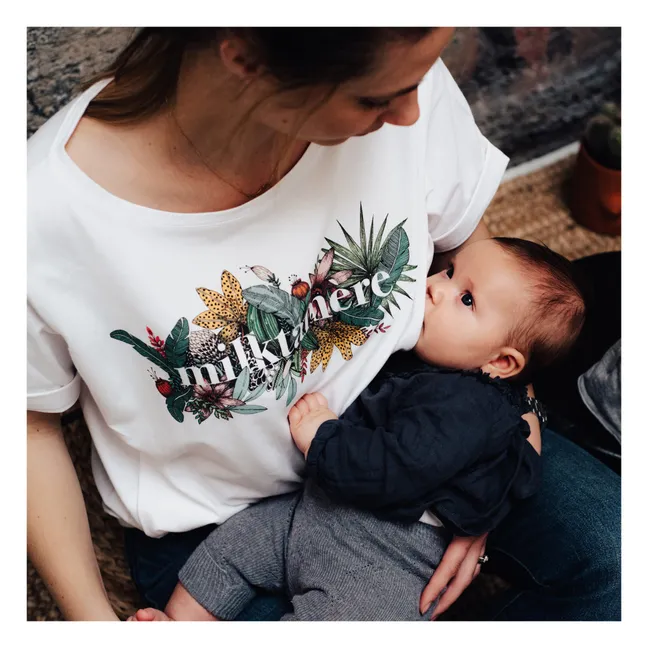 Milktamère Breastfeeding T-shirt | White