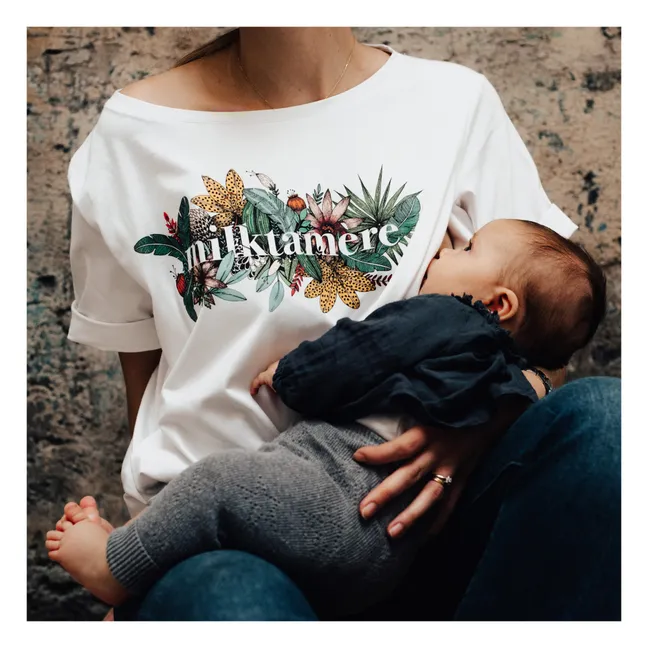 Milktamère Breastfeeding T-shirt | White