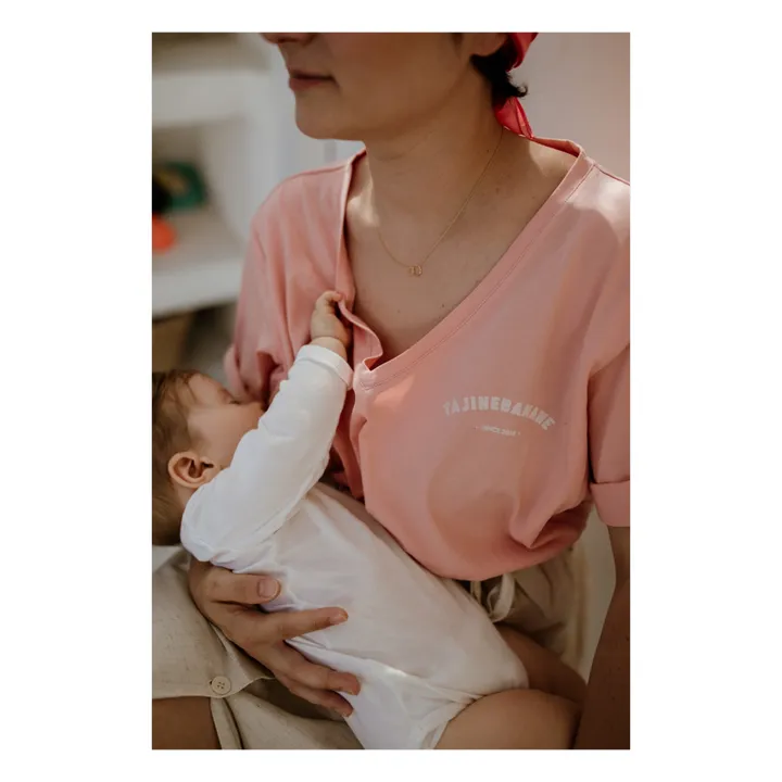 T-Shirt d'allaitement P'allaite | Rose- Image produit n°1