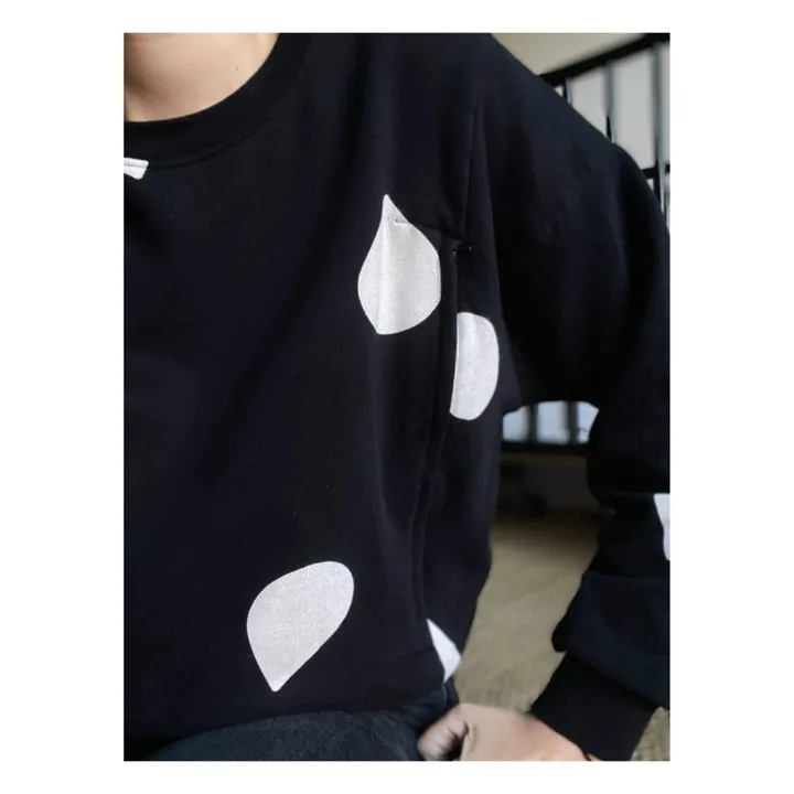 Suéter de lactancia It's raining milk | Negro- Imagen del producto n°4