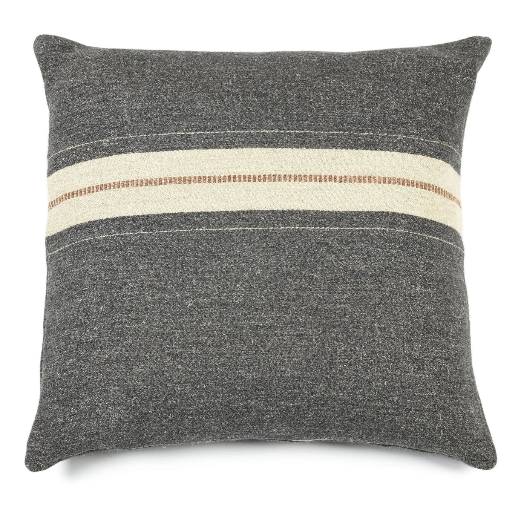 Libeco Grey Luc Cushion Cover - 63 X 63Cm