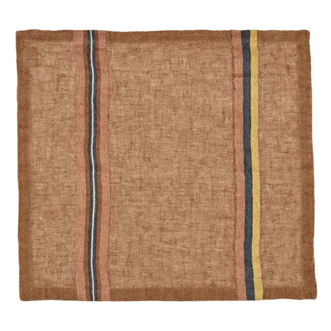 Serviette Virginia | Haselnussbraun