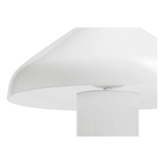 Lampada da terra, modello: Pao, in vetro opalino | Bianco