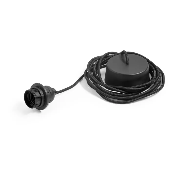 Cable eléctrico para lámparas de colgar | Negro- Imagen del producto n°0