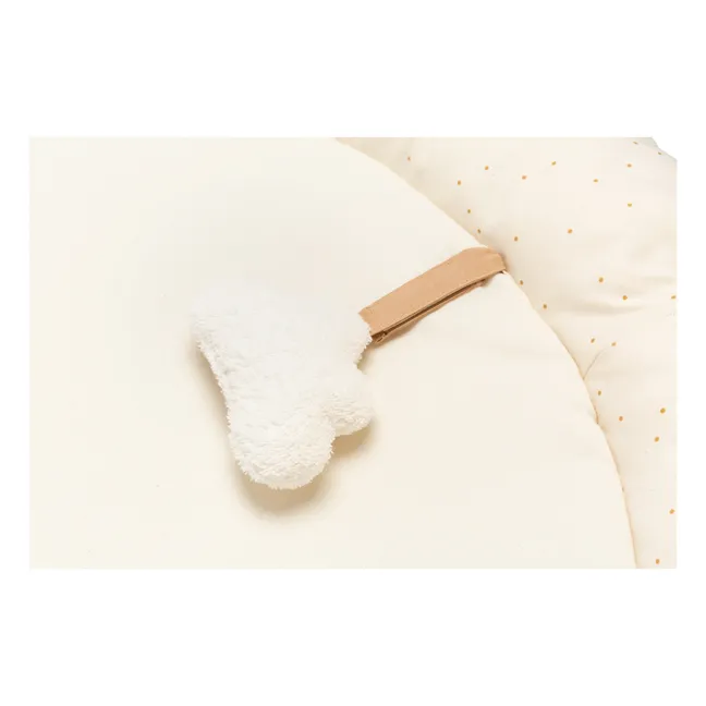 Organic Cotton Growing Green Early Learning Play Mat D100cm | Cream