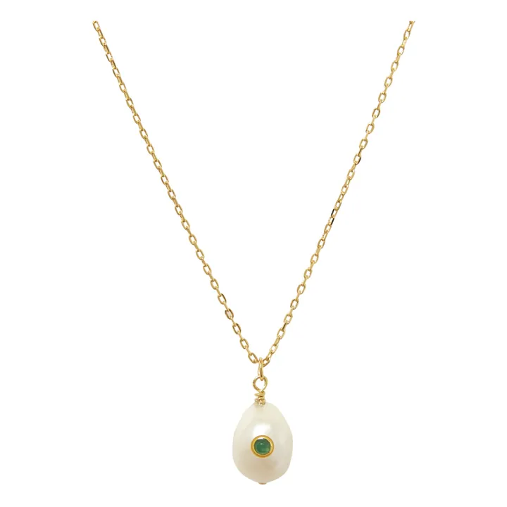 Halskette Baroque Pearl | Grün- Produktbild Nr. 0