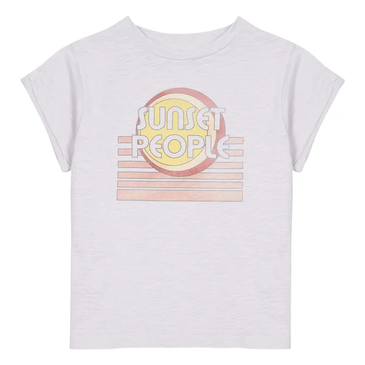 Sunset Organic Cotton T-shirt | Lilac- Product image n°0