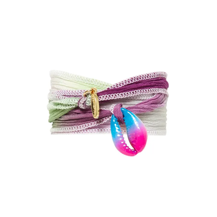 Shell Silk Bracelet | Purple- Product image n°0