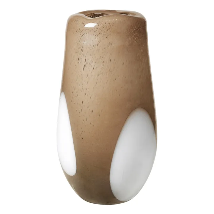 Ada Glass Vase | Taupe grey- Product image n°0