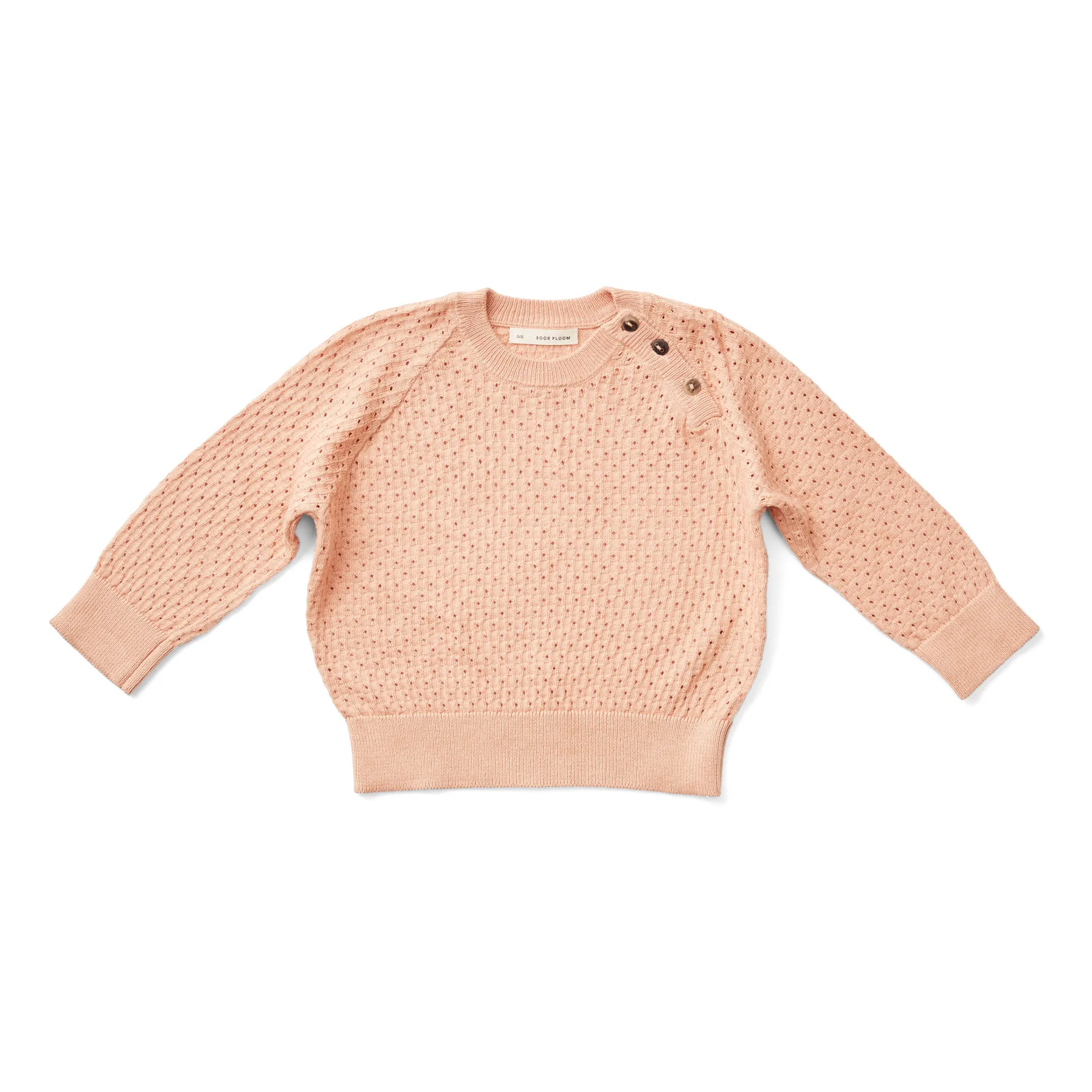 Soor Ploom - Pullover Lou Bio-Baumwolle - Pfirsichfarben | Smallable