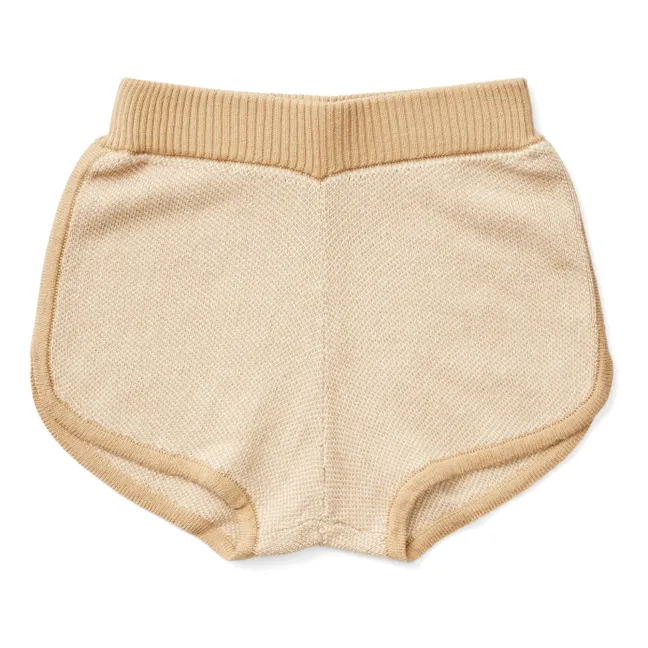 Wallis Organic Cotton Shorts  | Nude beige