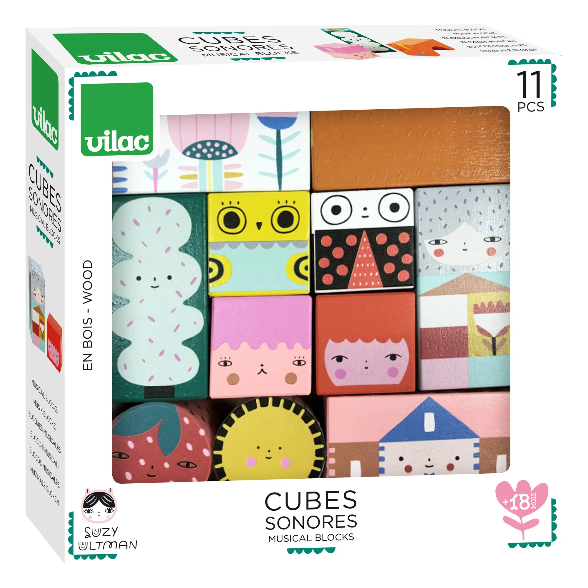 Vilac - Cubes sonores - Suzy Ultman (Vilac) - Image 1