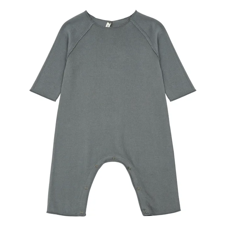 Knit Jumpsuit  | Grey- Product image n°0