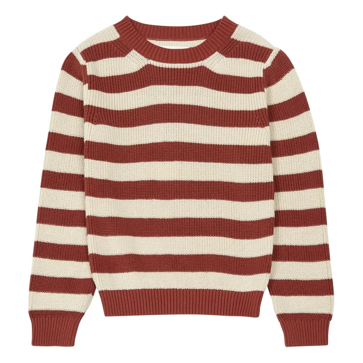 Suéter Nicolas algodón orgánico | Burdeos- Imagen del producto n°0