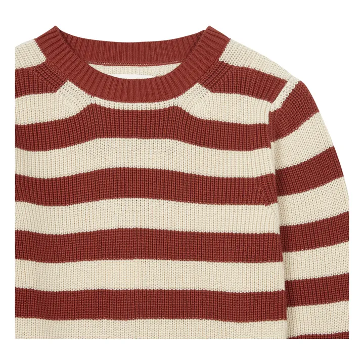Suéter Nicolas algodón orgánico | Burdeos- Imagen del producto n°1