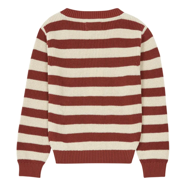 Suéter Nicolas algodón orgánico | Burdeos- Imagen del producto n°2