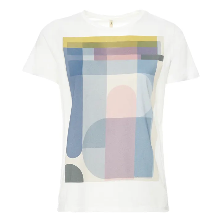 Camiseta Covi Print - Colección Mujer  | Blanco- Imagen del producto n°0