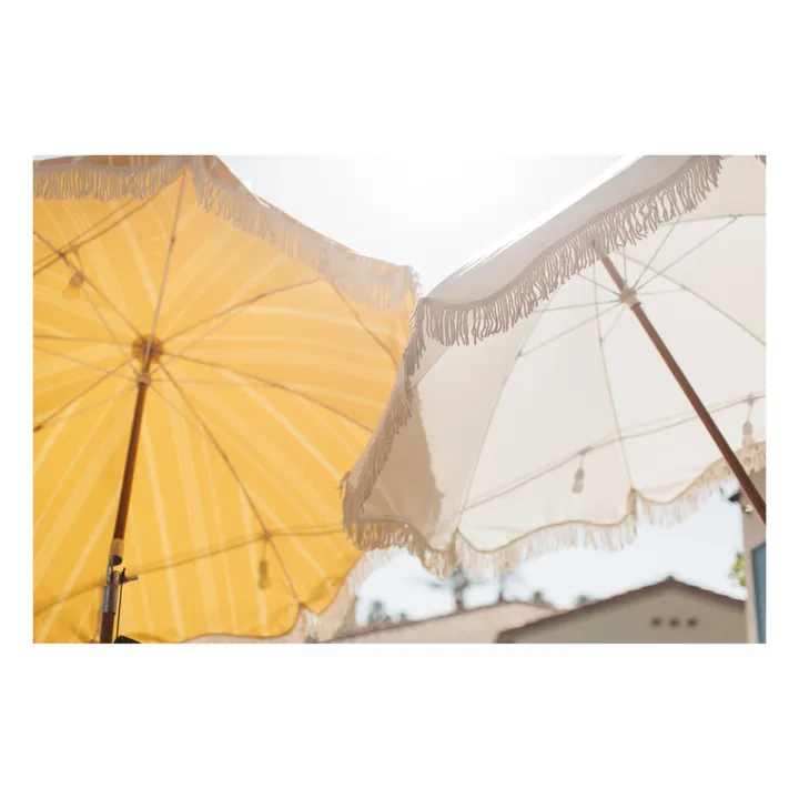 Parasol frangé Premium | Jaune- Image produit n°4