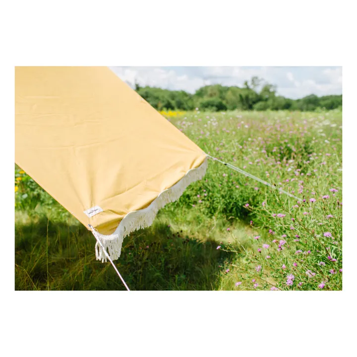 Premium Fringe Beach Tent | Yellow- Product image n°4