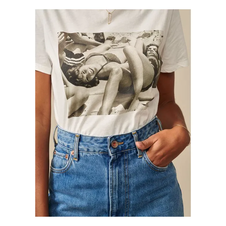 T-shirt Covi Print - Collection Femme  | Blanc- Image produit n°4
