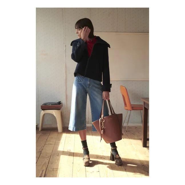 Jupe-culotte Denim | Bleu