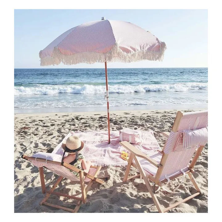 Beach Towel with Parasol Hole | Pink- Product image n°4