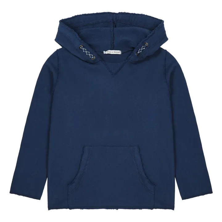 Hooded Sweatshirt  | Navy blue- Product image n°0