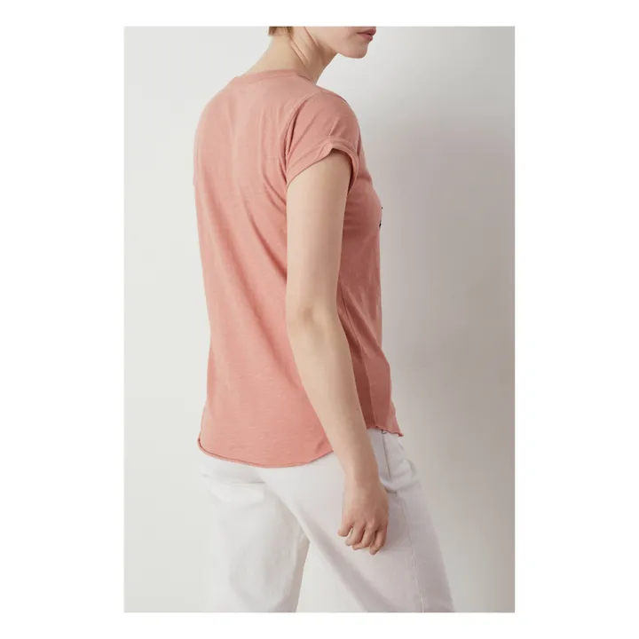 Tova Vibes Organic Cotton T-shirt | Pink- Product image n°2