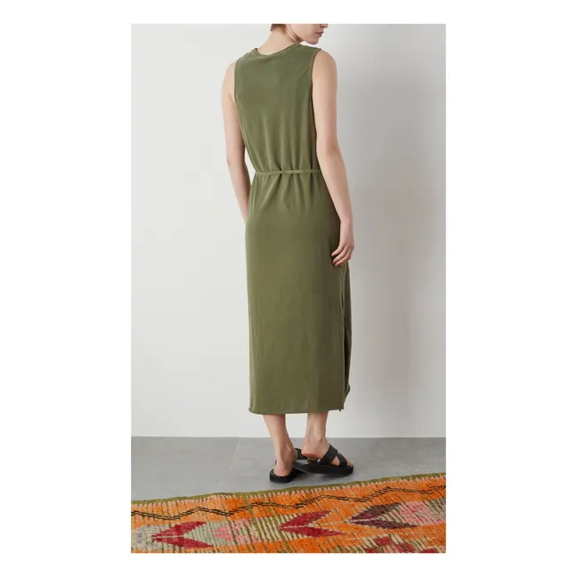 Robe Regisse Fire Coton Bio | Vert kaki