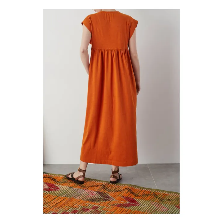 Richard Organic Cotton Dress  | Orange- Product image n°2