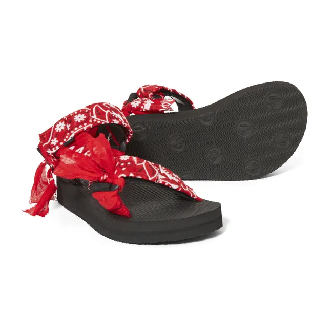 Trekky Bandana Sandals | Red