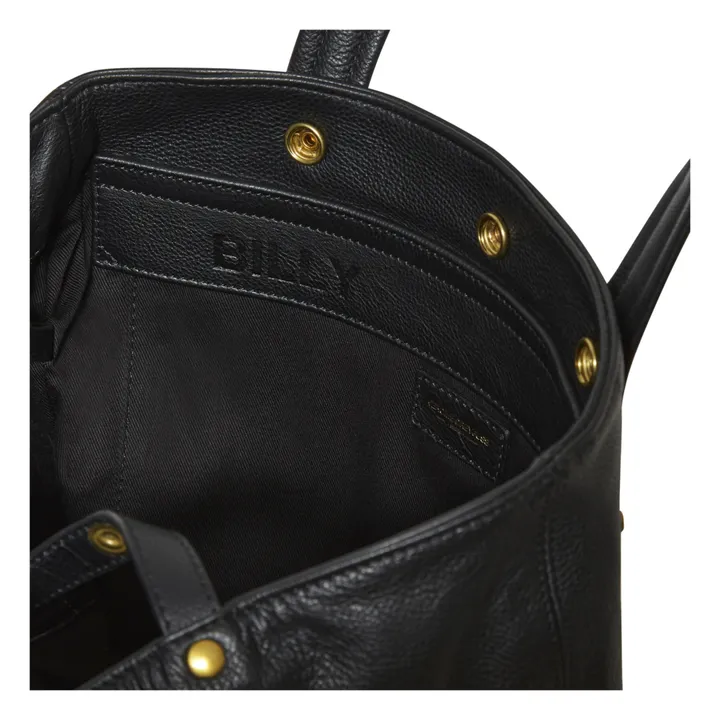 Bolso Billy M de piel de becerro | Negro- Imagen del producto n°4