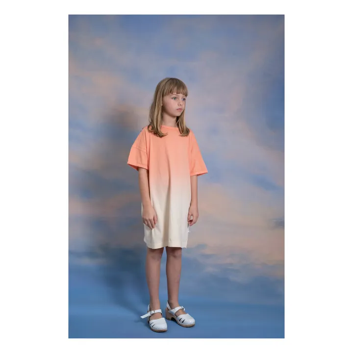 Vestido Camiseta Tie and Dye | Naranja- Imagen del producto n°3
