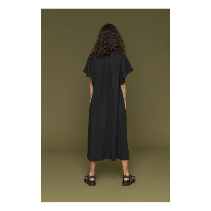 Kleid Alexandre Baumwolle | Schwarz- Produktbild Nr. 4