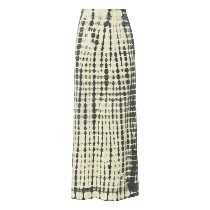 Happy Tie-dye Organic Cotton Skirt  | Carbon- Product image n°0