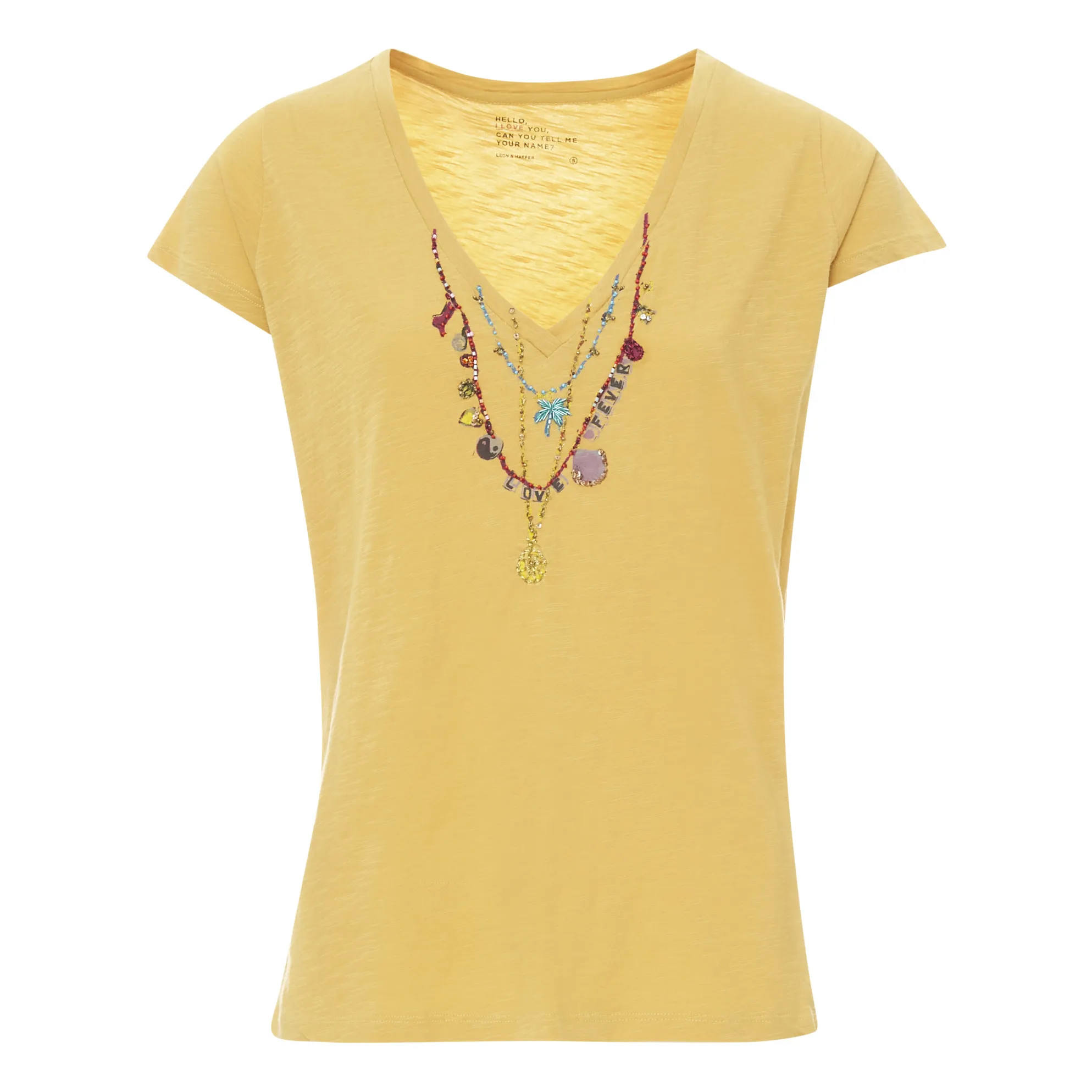 Leon & Harper Amber Tonton Palm Organic Cotton T-Shirt