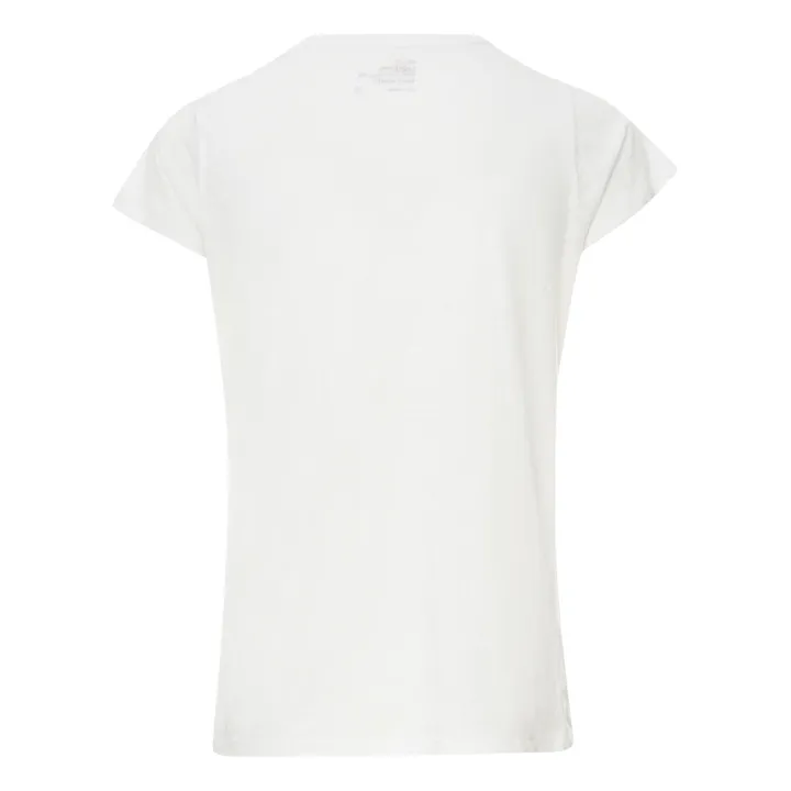 T-shirt Tova Vibes Coton Bio | Blanc- Image produit n°3