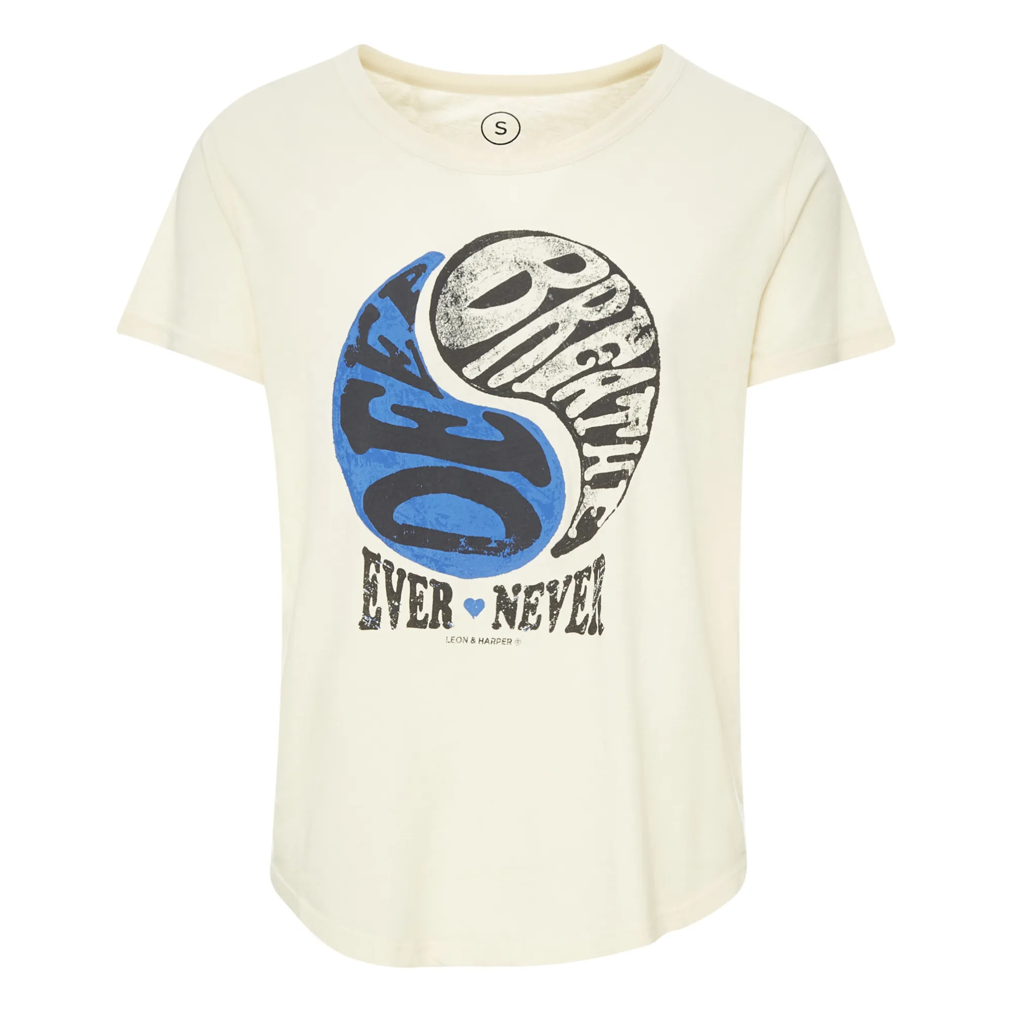 Leon & Harper Ecru Toro Breathe Organic Cotton T-Shirt