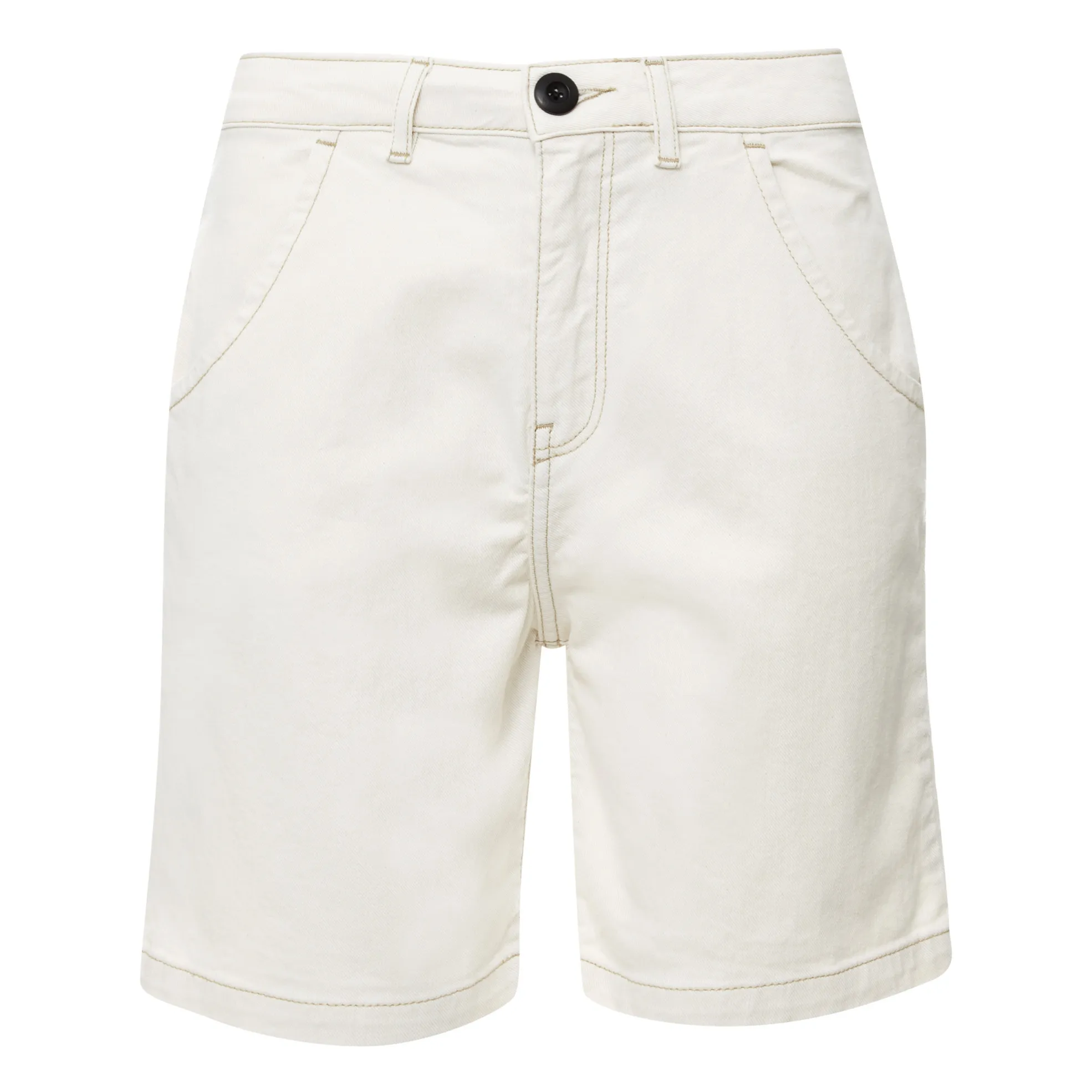 Leon & Harper Ecru Quatty Pl Shorts