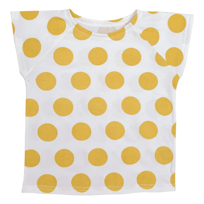 Camiseta Lunares | Amarillo