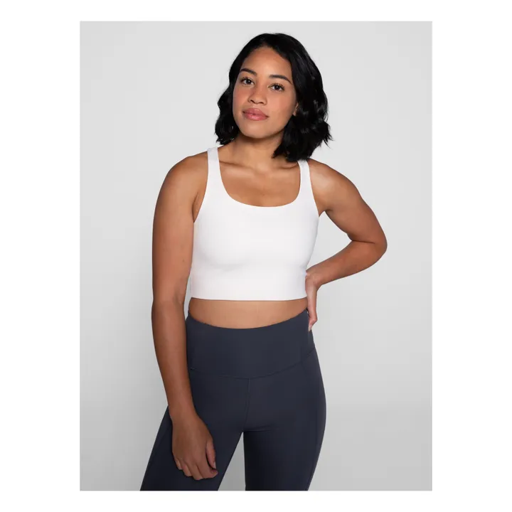 Paloma Crop Top  | Ivory- Product image n°3